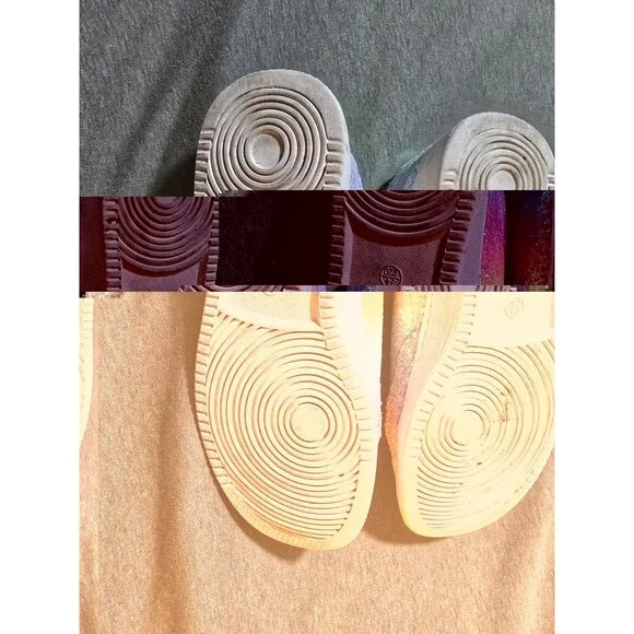 Lola + The Boys Glitter Star Ombre Sneakers Size UK34 Fits Like A 1.5/2 Rainbow - Picture 6 of 7